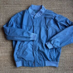 Men's Vintage Lightweight Windbreaker Jacket Size L